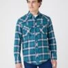 Wrangler Camisa - Jasper Green -Wrangler d39c917de56c4fbfa292fe1c7fbb0e52