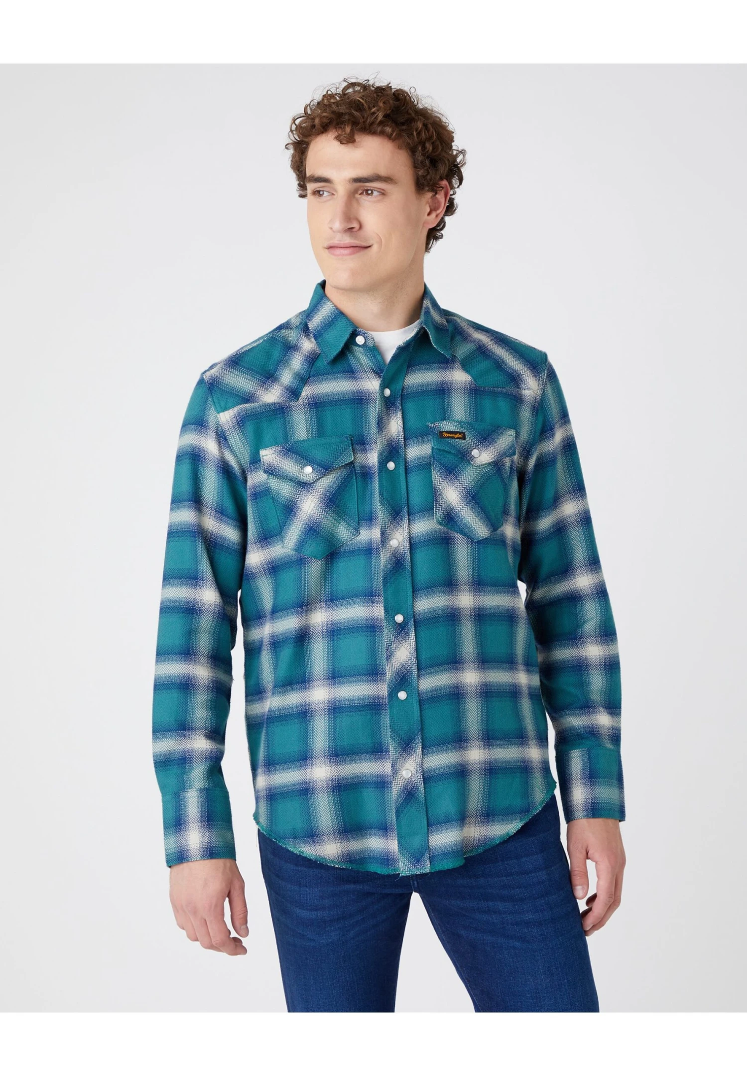 Wrangler Camisa - Jasper Green 3 Wrangler Camisa - Jasper Green