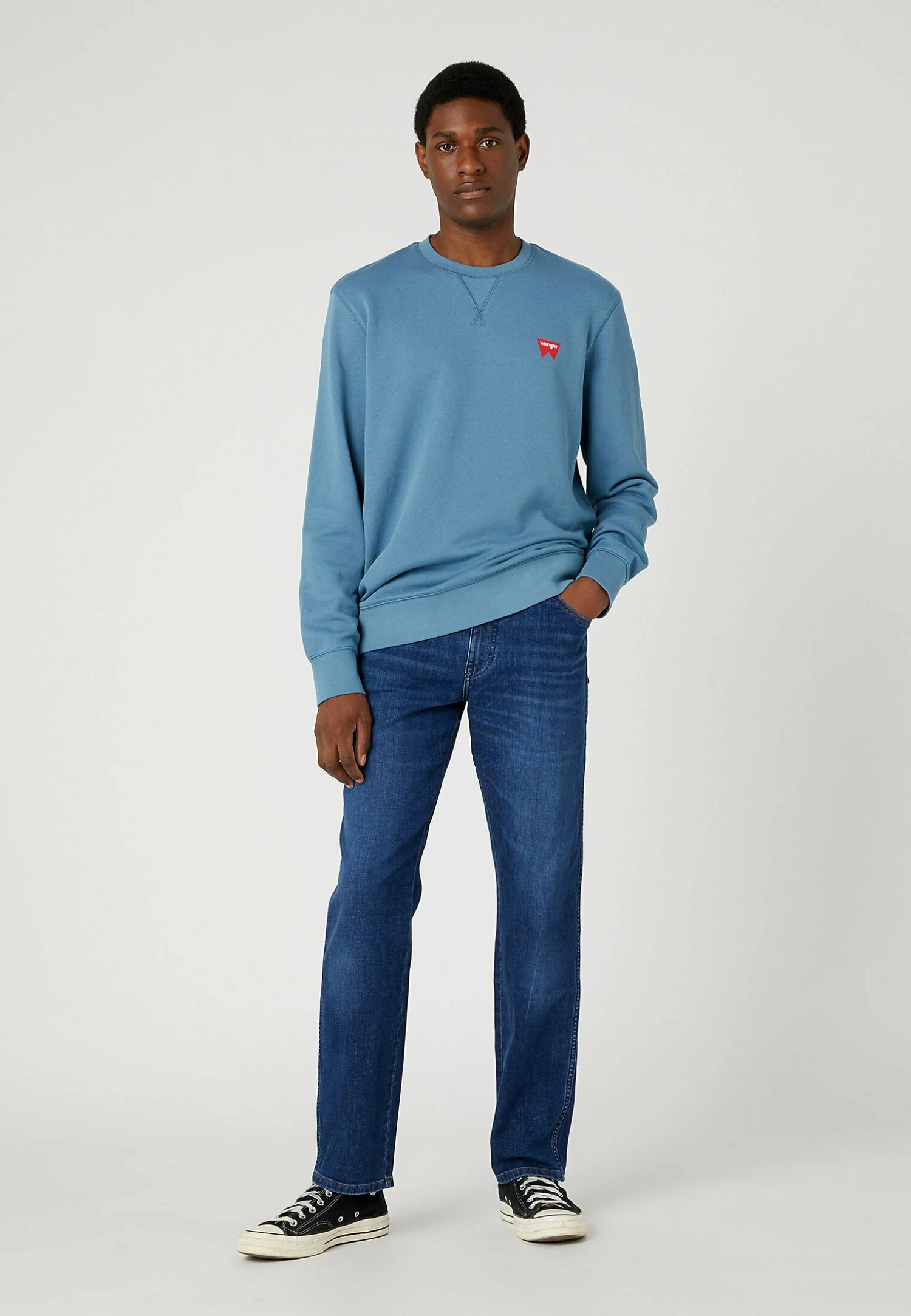 Wrangler Sign Off- Sudadera - Captains Blue 4 Wrangler Sign Off- Sudadera - Captains Blue - Imagen 2