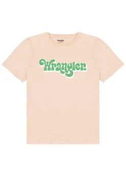 Wrangler Regular Tee - Camiseta Estampada - Peach Melba -Wrangler d3d0562b93f046bc9875014e96c37c4a