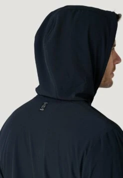 Wrangler Mixed Material - Jersey Con Capucha - Black -Wrangler d4cc535fe8344cc083b7c0acfdaa3aa6