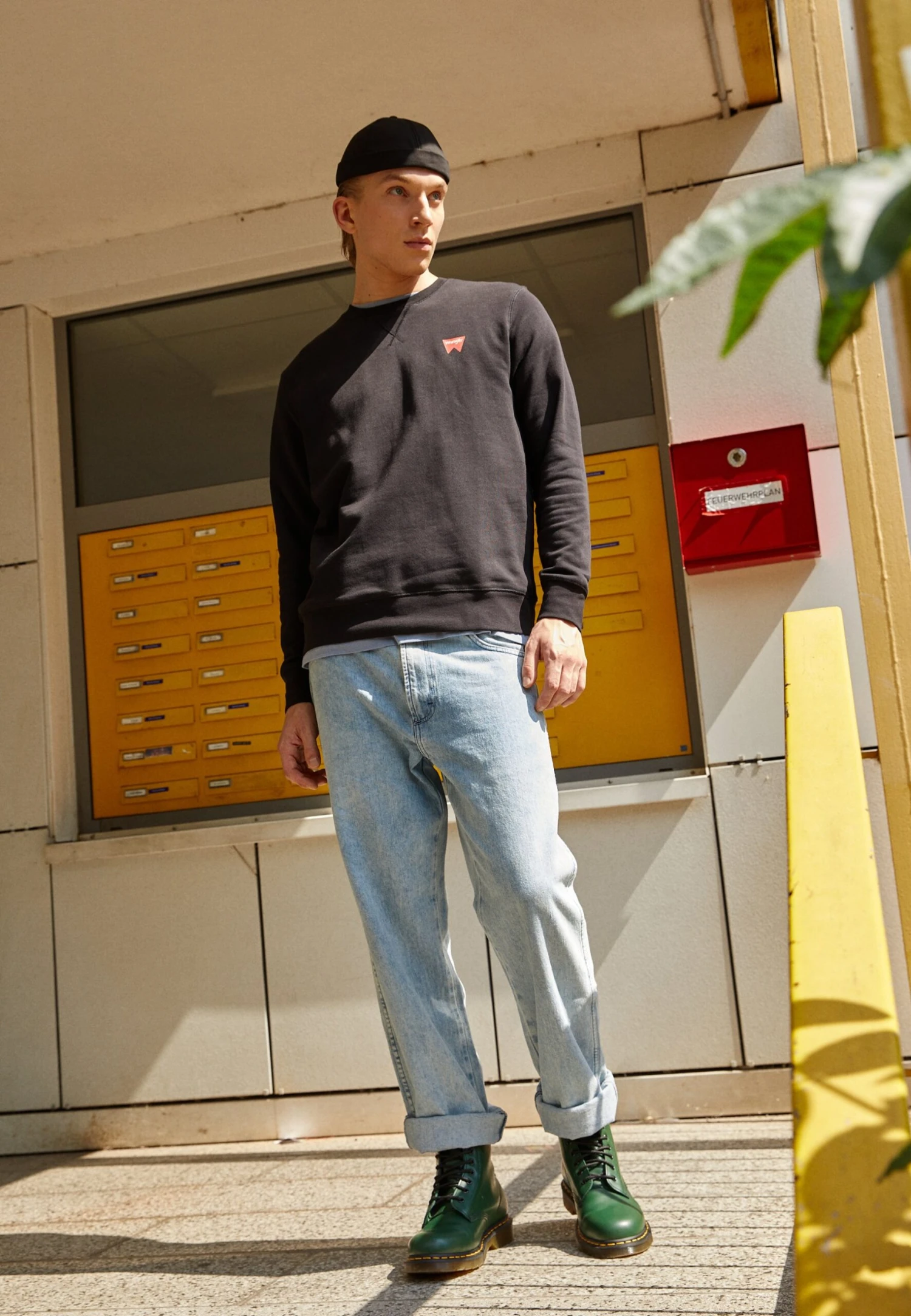 Wrangler Sign Off Crew - Sudadera - Black 4 Wrangler Sign Off Crew - Sudadera - Black - Imagen 3