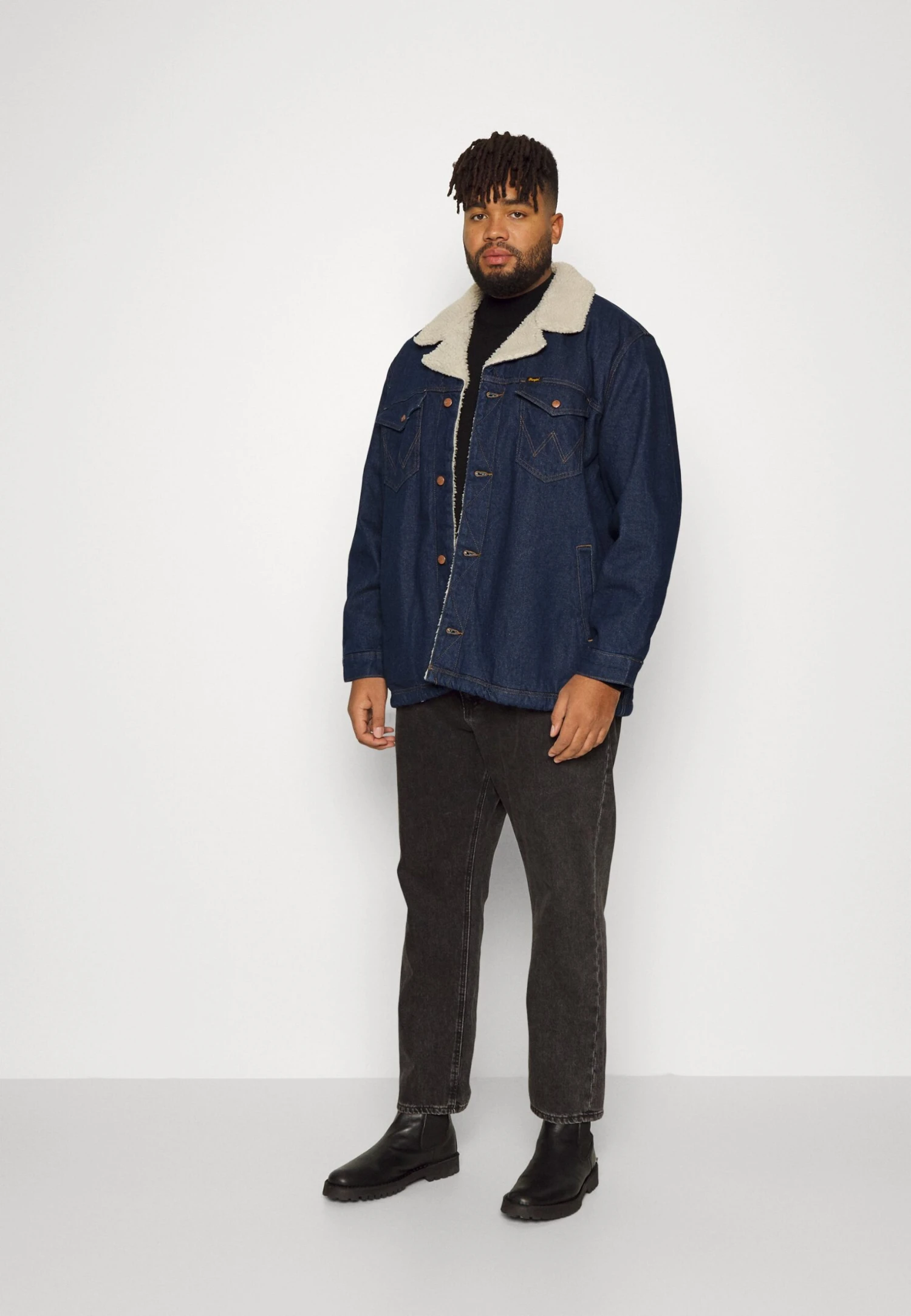 Wrangler Jacket - Abrigo Corto - Retro Blue 4 Wrangler Jacket - Abrigo Corto - Retro Blue - Imagen 2