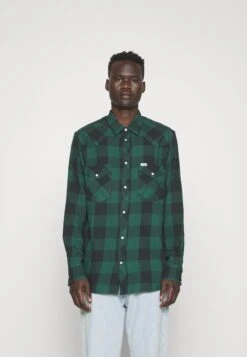 Wrangler Western- Camisa - Dark Matcha
