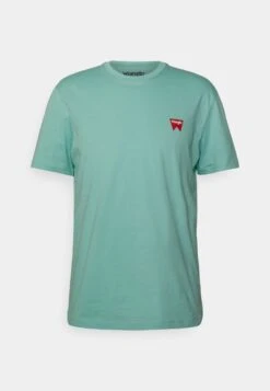 Wrangler Sign Off Tee - Camiseta Básica - Canal Blue -Wrangler dcca4d350f3545baa3db8fbd676dd377