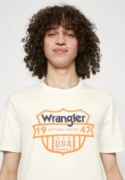 Wrangler Graphic Tee - Camiseta Estampada - Worn White -Wrangler dee1874ae58b4189a66407da8b6e2e99