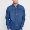 Wrangler 27Mw - Camisa - Blue Denim -Wrangler e03bec510c4c4b76b9373e361bd85b18