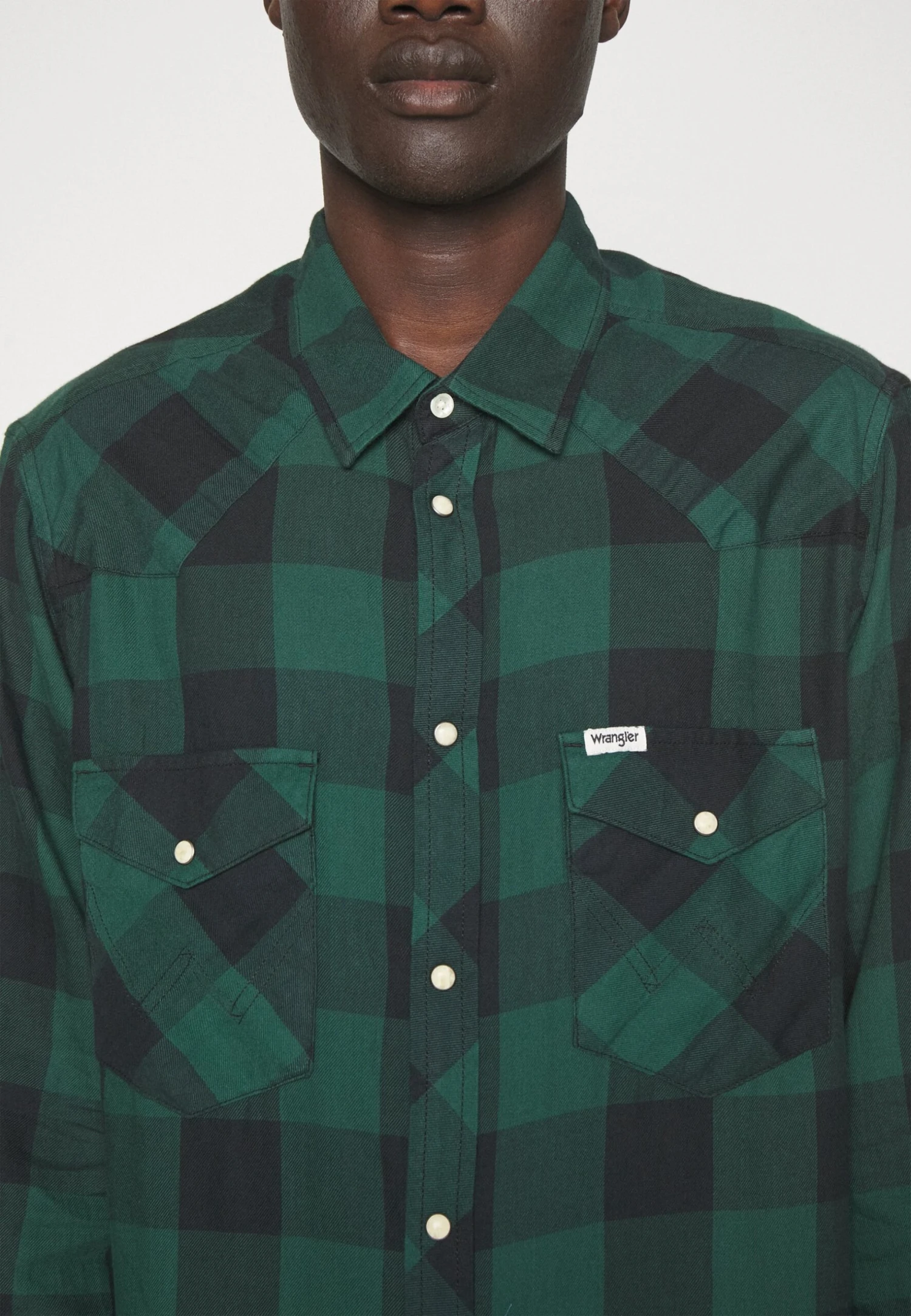 Wrangler Western- Camisa - Dark Matcha 8 Wrangler Western- Camisa - Dark Matcha - Imagen 6