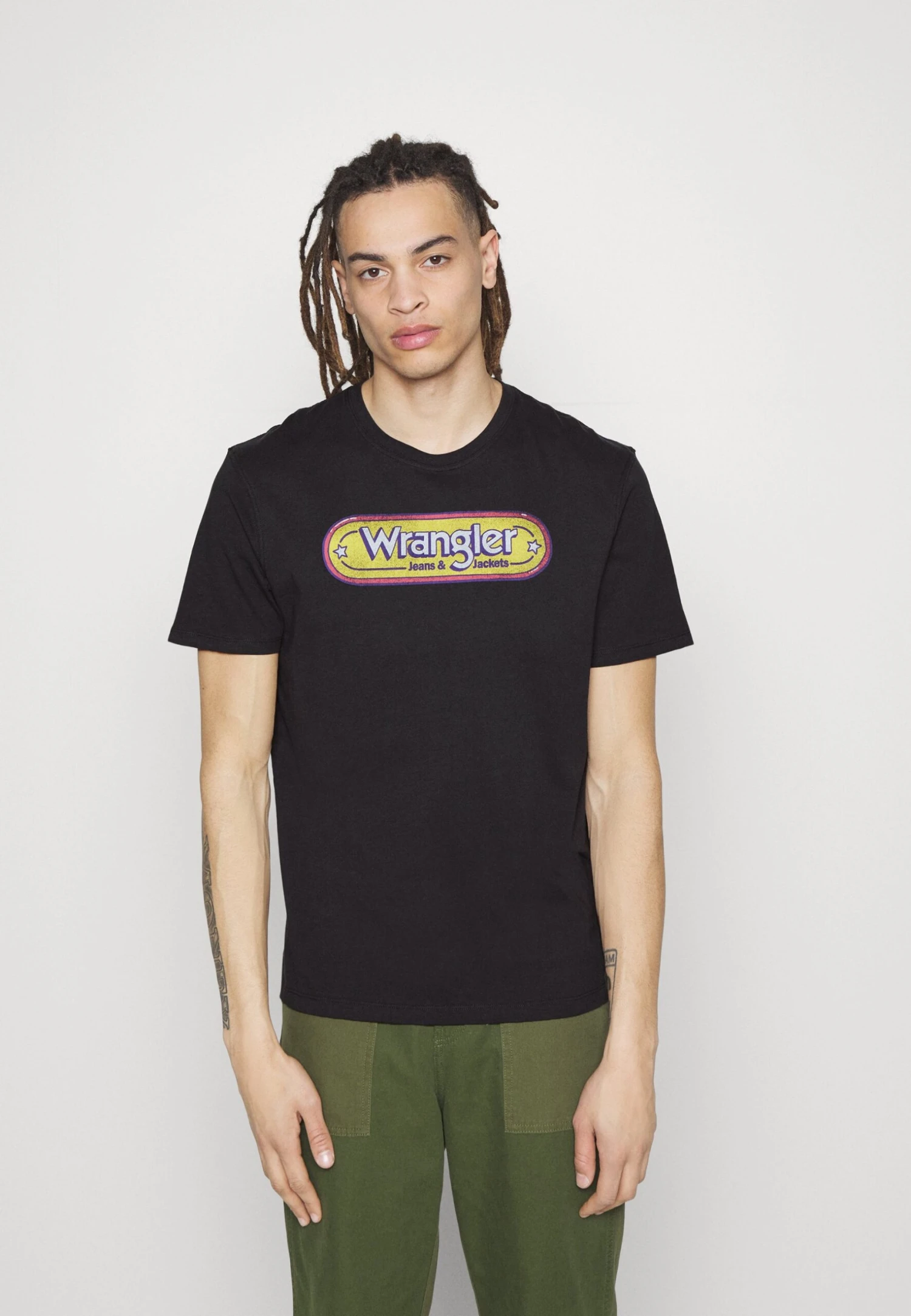 Wrangler Branded Tee - Camiseta Estampada - Faded Black 3 Wrangler Branded Tee - Camiseta Estampada - Faded Black