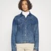 Wrangler 124Mj Leon Bridges - Chaqueta Vaquera - Worn Indigo -Wrangler e54e8a0b37fa447bb11a92bc7130c814