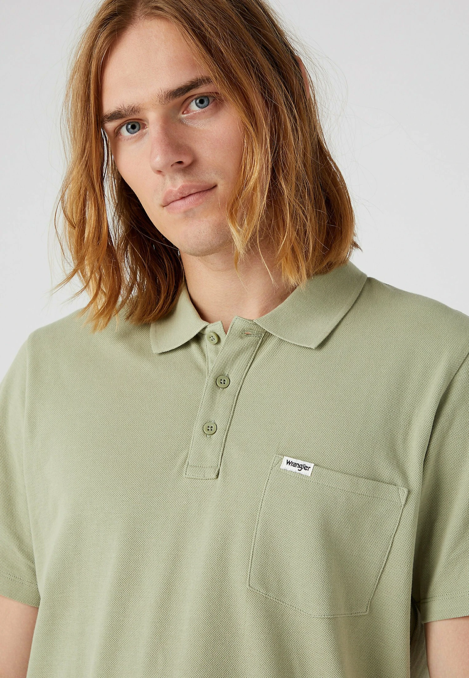 Wrangler Polo - Tea Leaf 6 Wrangler Polo - Tea Leaf - Imagen 4