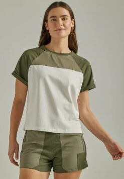 Wrangler Camiseta Básica - Dusty Olive