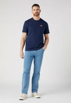 Wrangler Sign Off - Camiseta Básica - Navy 8 Wrangler Sign Off - Camiseta Básica - Navy -Wrangler e5fc503e762f4705a34639aa92a76b5f