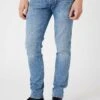 Wrangler Larston - Vaqueros Slim Fit - Light Indigo -Wrangler e6aa2caefede4bc2aa6dbbb91f57a8ed