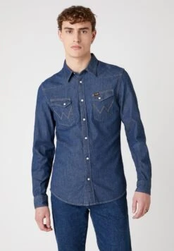 Wrangler Ls Western - Camisa - Dark Stone