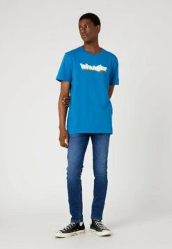 Wrangler Graphic Tee - Camiseta Estampada - Deep Water -Wrangler e8f4569c681c49ceb60e91e2d46383b8