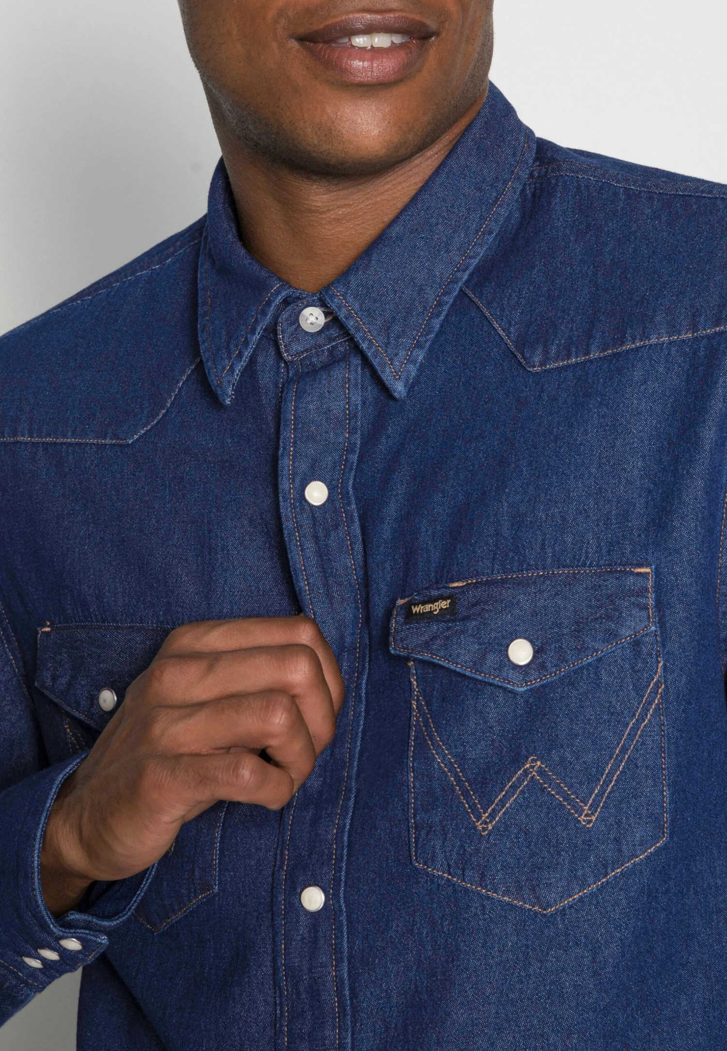 Wrangler 27Mw - Camisa - Dark Blue 7 Wrangler 27Mw - Camisa - Dark Blue - Imagen 5