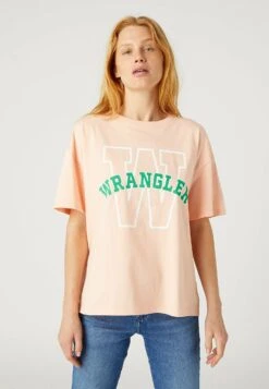 Wrangler Girlfriend - Camiseta Estampada - Peach Melba
