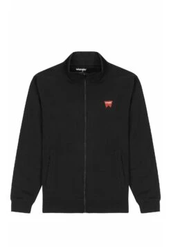 Wrangler Funnel Neck Zip - Sudadera Con Cremallera - Real Black -Wrangler ea7380b6c8ff44e398b51e7e4d3009bf