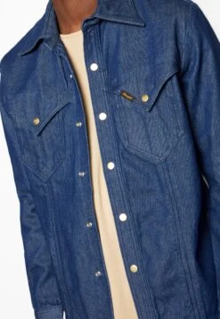 Wrangler Wrancher Jacket - Chaqueta Vaquera - Ark-Blue Denim -Wrangler eb868995f07c4e6eb6bb9b09411e8796