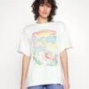 Wrangler Oversized Tee - Camiseta Estampada - Worn In White -Wrangler ed7ebe2e92514be78574a6887dd53cbf