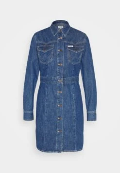 Wrangler Slim Western Dress - Vestido Camisero - Curious Cat -Wrangler ee4009194b97461da7144b0053faac5a