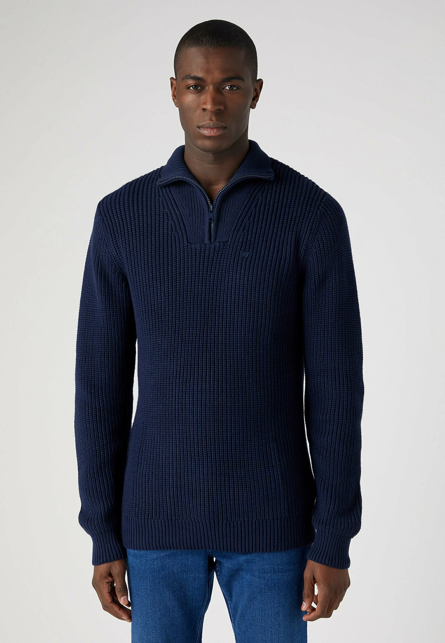 Wrangler Half Zip - Jersey De Punto - Navy 2 Wrangler Half Zip - Jersey De Punto - Navy