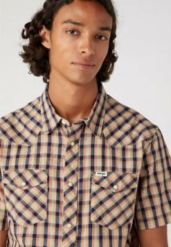 Wrangler Ss Western - Camisa - Tobacco Brown -Wrangler f3aeacb7e9b0458d89c4d8b492f2988c