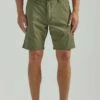 Wrangler 8Pkt Belted- Shorts - Dusty Olive -Wrangler f4953b78e59e4af781413fb0835aa445