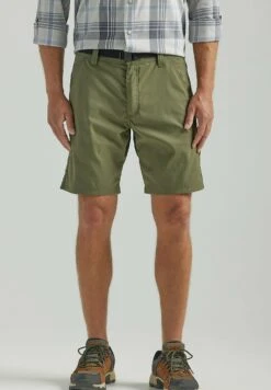 Wrangler 8Pkt Belted- Shorts - Dusty Olive