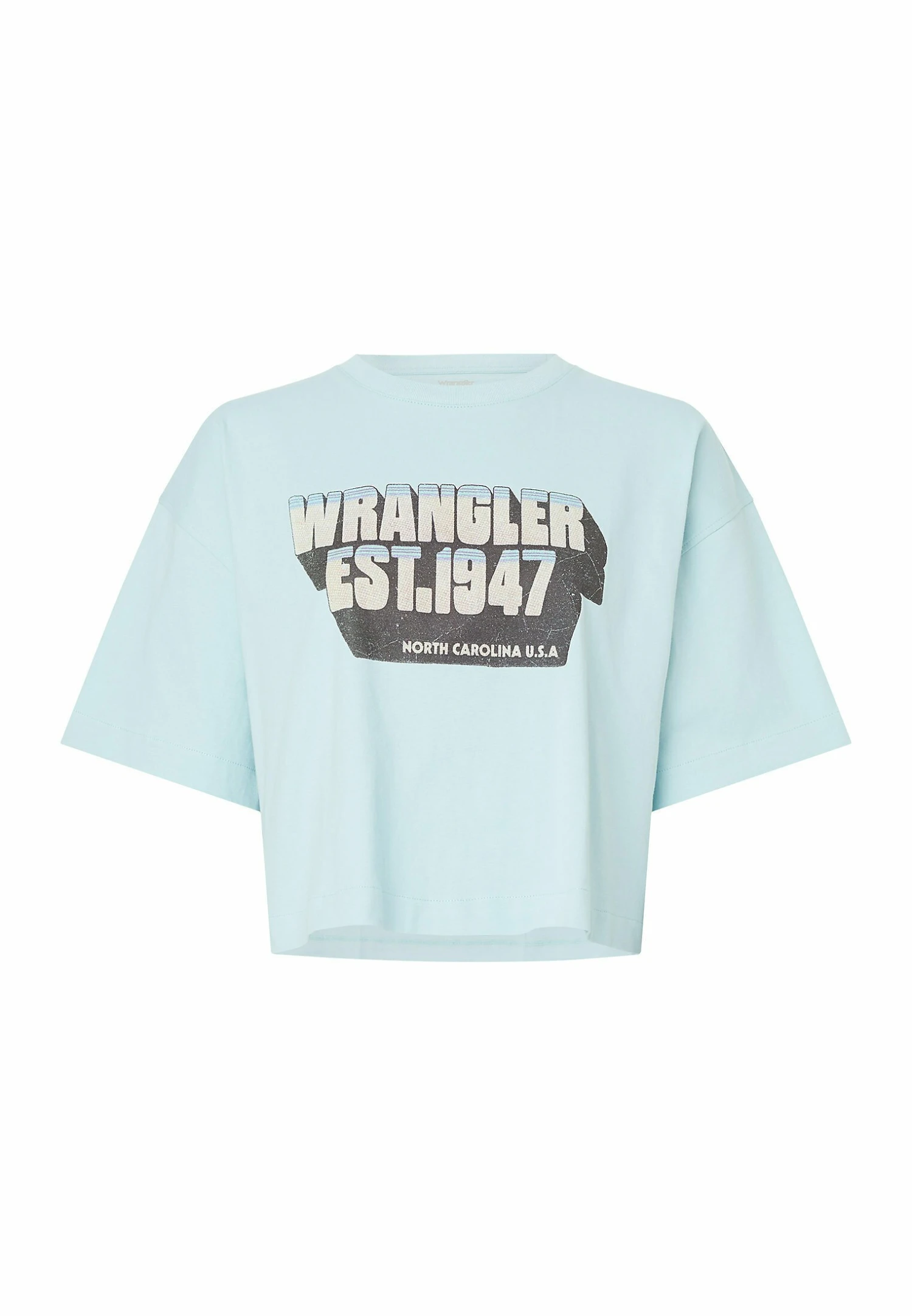 Wrangler Boxy - Camiseta Estampada - Canal Blue 7 Wrangler Boxy - Camiseta Estampada - Canal Blue - Imagen 5