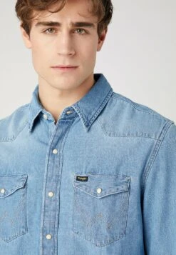 Wrangler 27Mw - Camisa - Light Stone -Wrangler f7ef966131ea4dd7ab34e34f4dbdff57