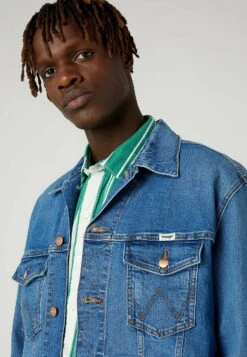 Wrangler Anti Fit - Chaqueta Vaquera - Blue Eyes Blue -Wrangler f87b2465ec534c9cb230ad4ac3151b1f