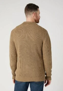 Wrangler Half Zip - Jersey De Punto - Lead Grey -Wrangler fa31c63030ce4430bdde26a009a63079