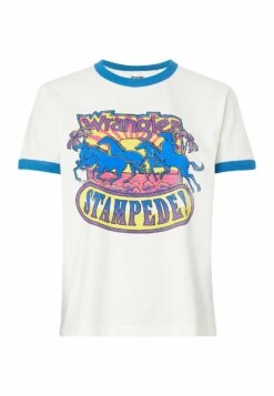 Wrangler Ringer - Camiseta Estampada - Worn White -Wrangler fad38465f5a34baa914c060468ff855a