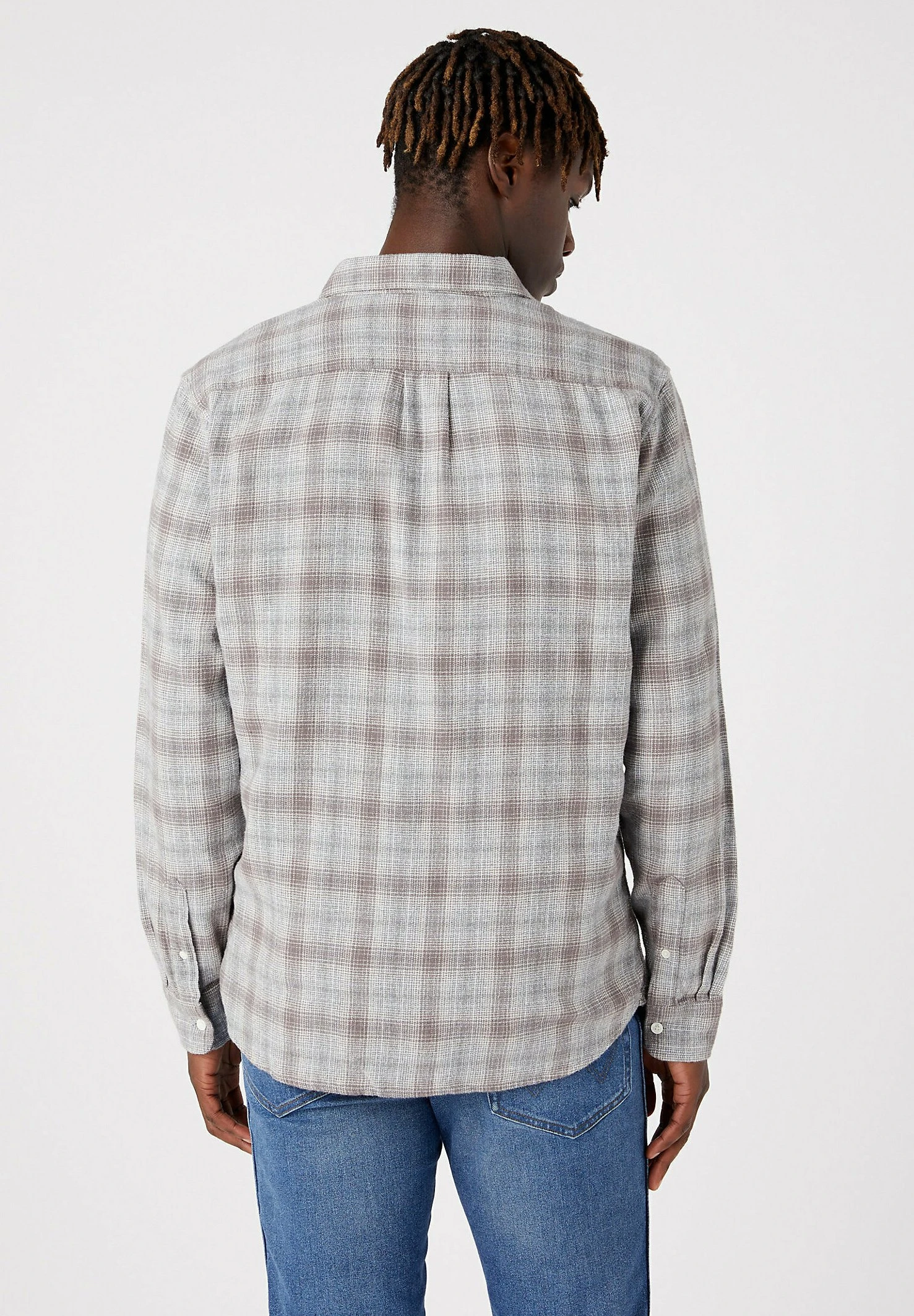 Wrangler 1 Pocket - Camisa - Mid Grey Melee 5 Wrangler 1 Pocket - Camisa - Mid Grey Melee - Imagen 3