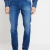 Wrangler Vaqueros Rectos - Stone Blue Denim