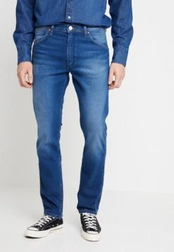 Wrangler Vaqueros Rectos - Stone Blue Denim