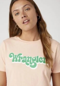 Wrangler Regular Tee - Camiseta Estampada - Peach Melba -Wrangler fcf95d8b69e542e58825f4405cb308c0