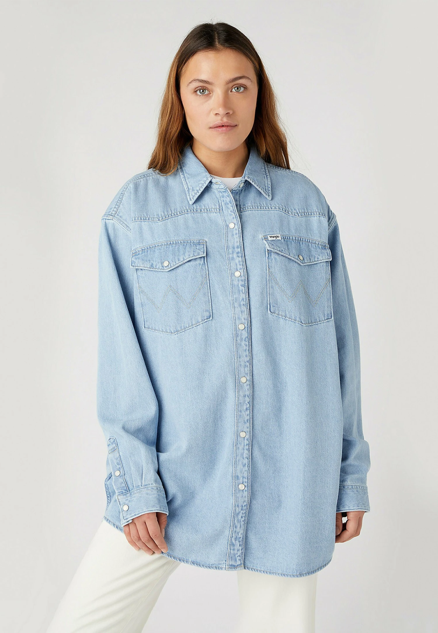 Wrangler Jumbo - Camisa - Light Vintage Indigo 7 Wrangler Jumbo - Camisa - Light Vintage Indigo - Imagen 5