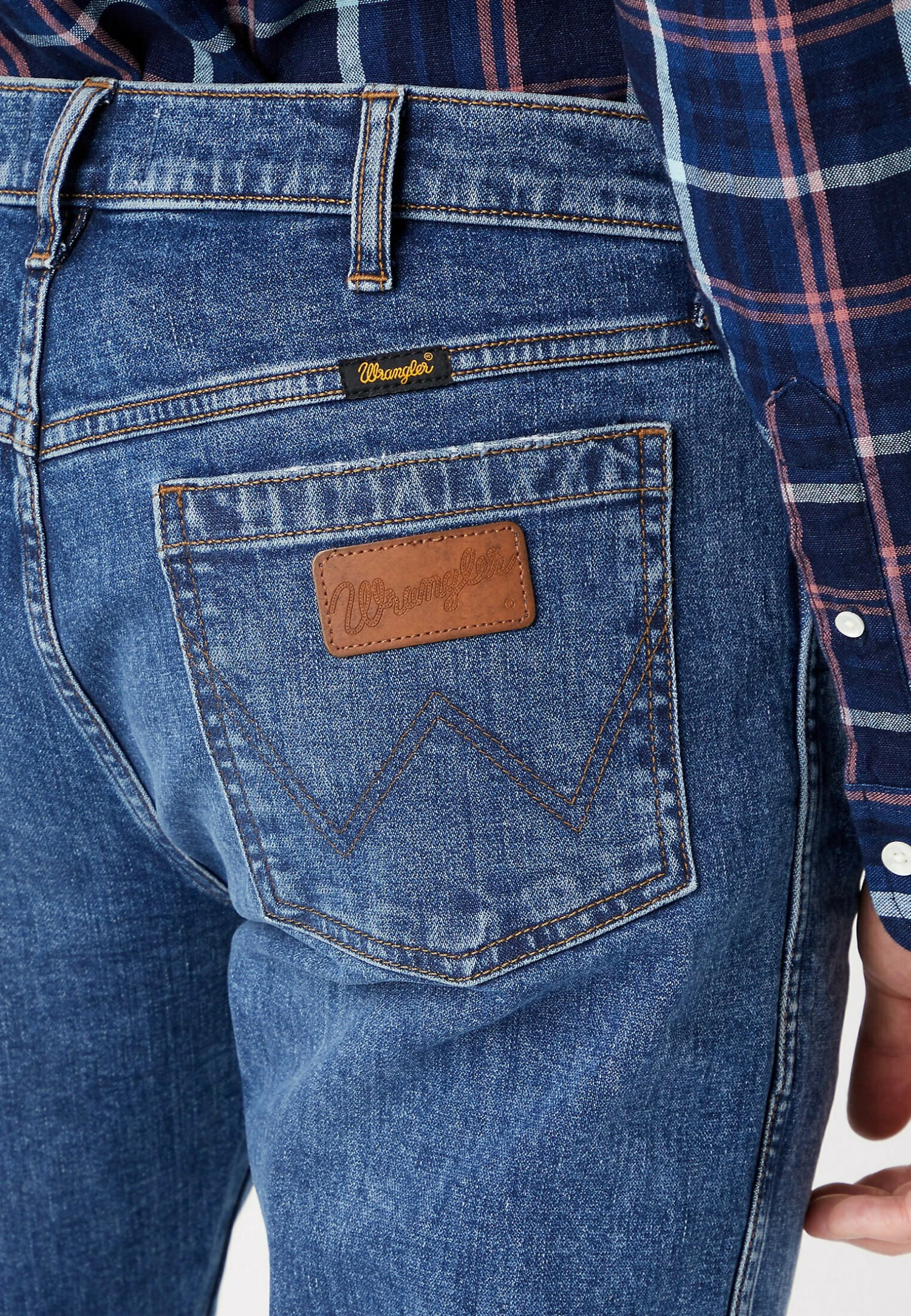 Wrangler Larston - Vaqueros Slim Fit - Dark Indigo 6 Wrangler Larston - Vaqueros Slim Fit - Dark Indigo - Imagen 4